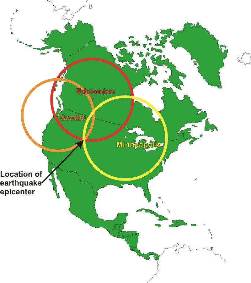 Earthquake Triangulation